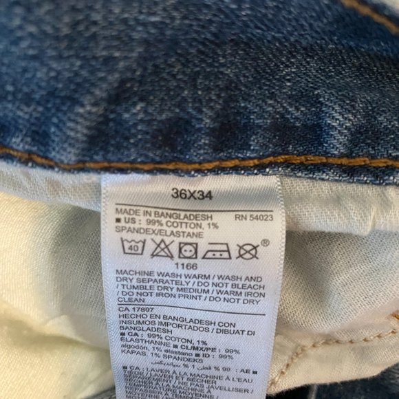 Old Navy Men's Slim Jeans Built In Flex 36 x 34 - Picture 4 of 4